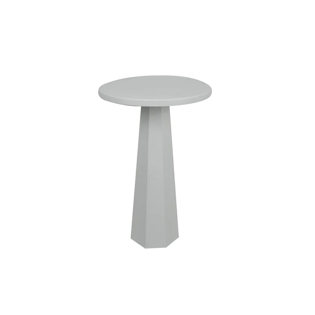 Lilyum Lake Mantar Sehpa Beyaz 52 Cm
