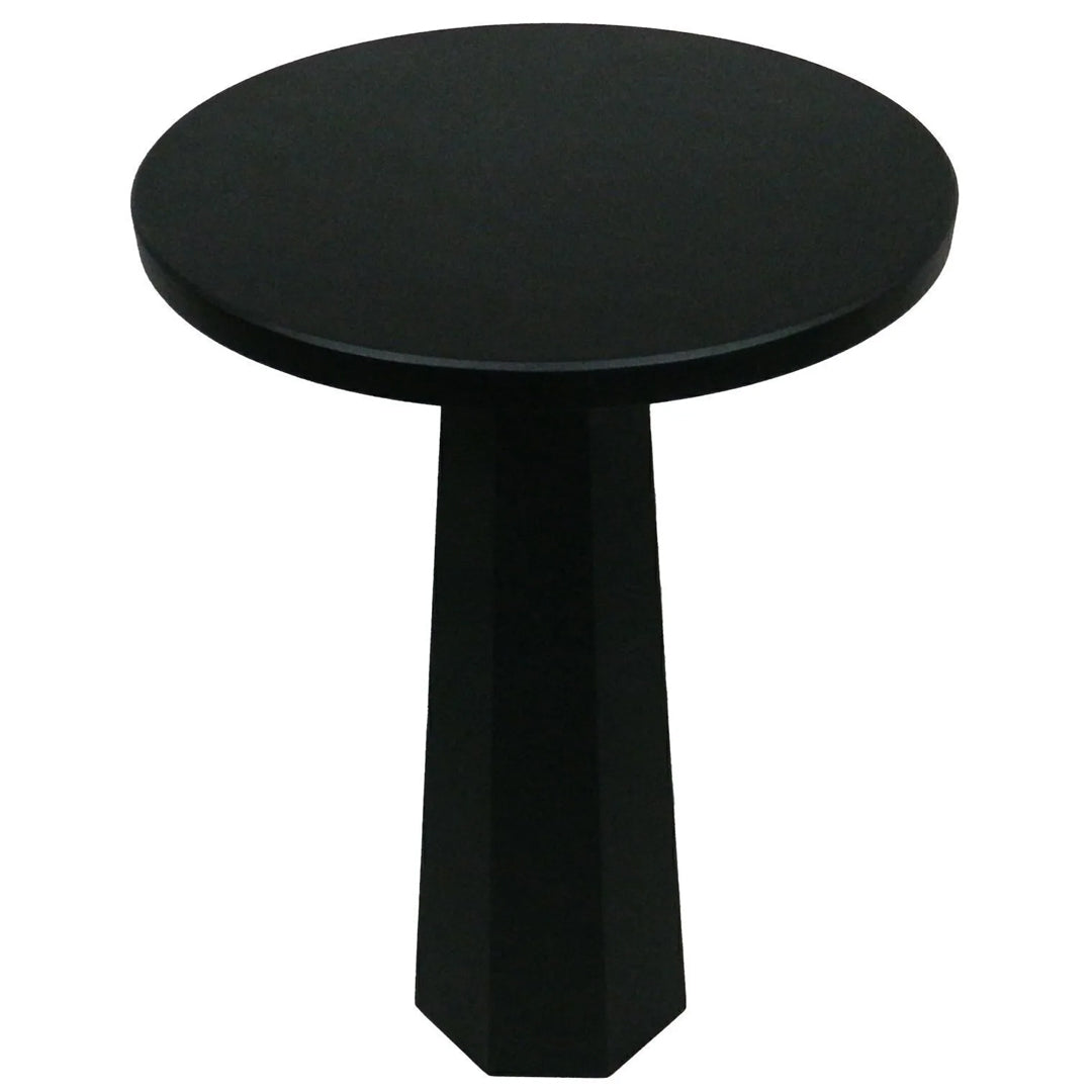Lilyum Lake Mantar Sehpa Siyah 57 Cm