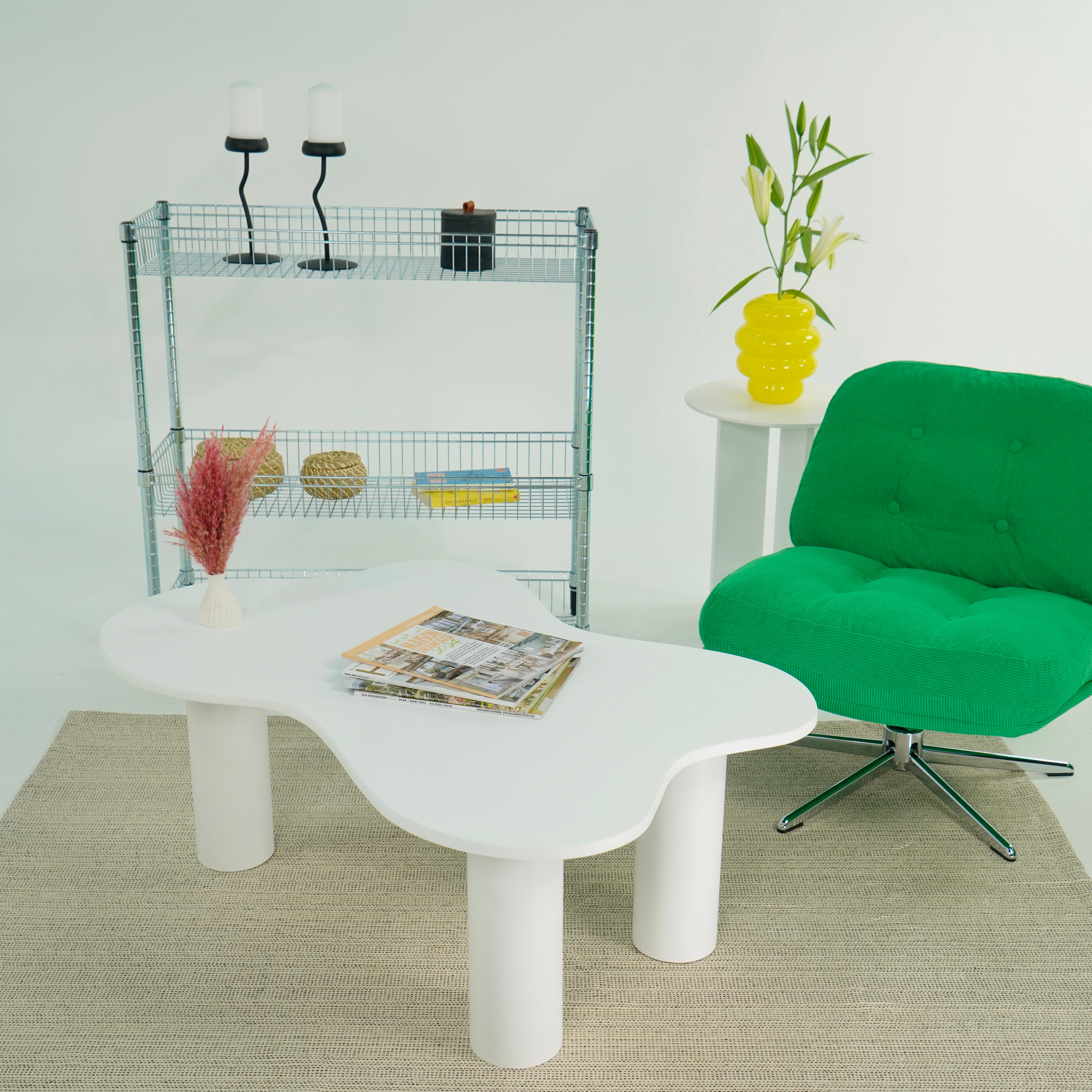 Bloom Orta Sehpa Beyaz