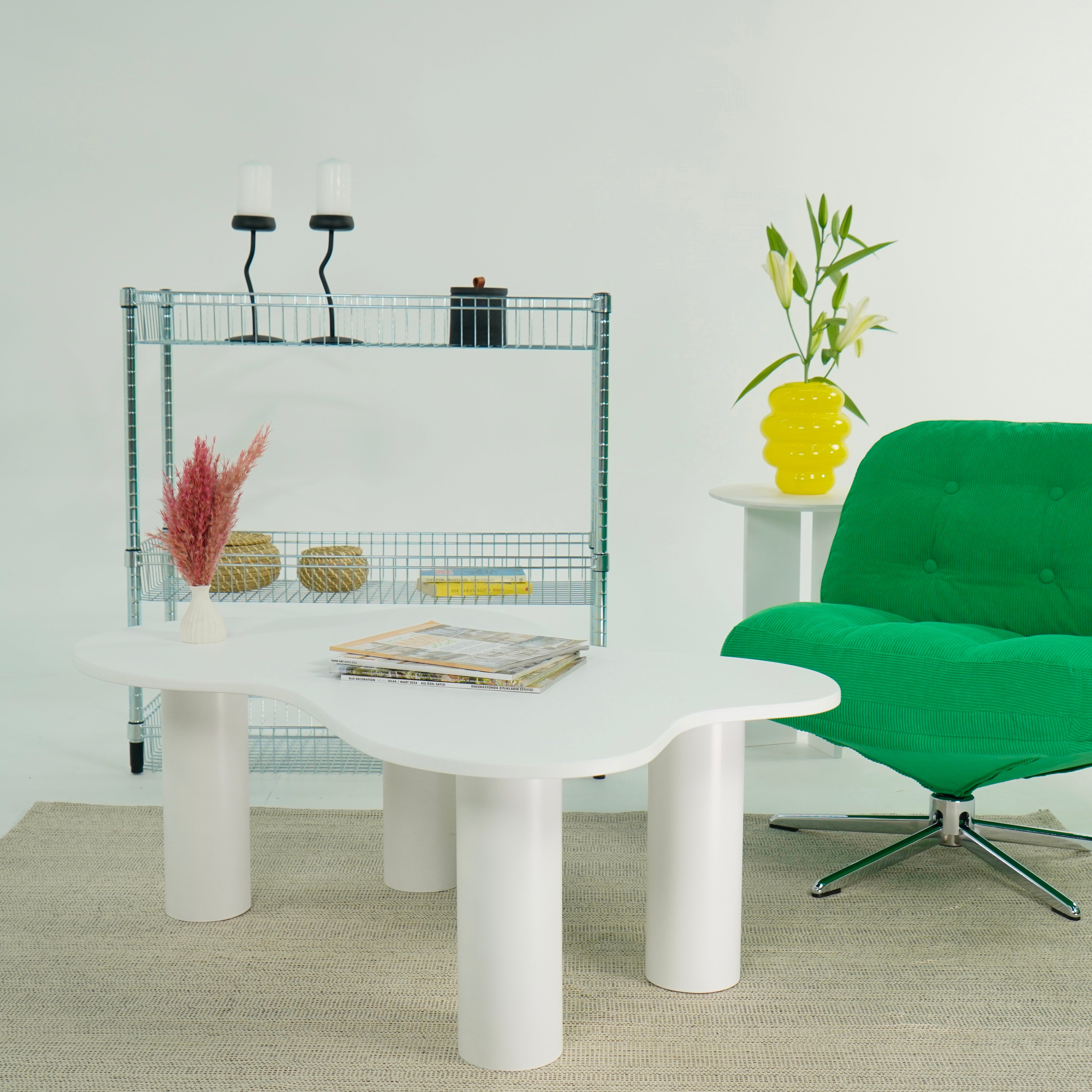 Bloom Orta Sehpa Beyaz