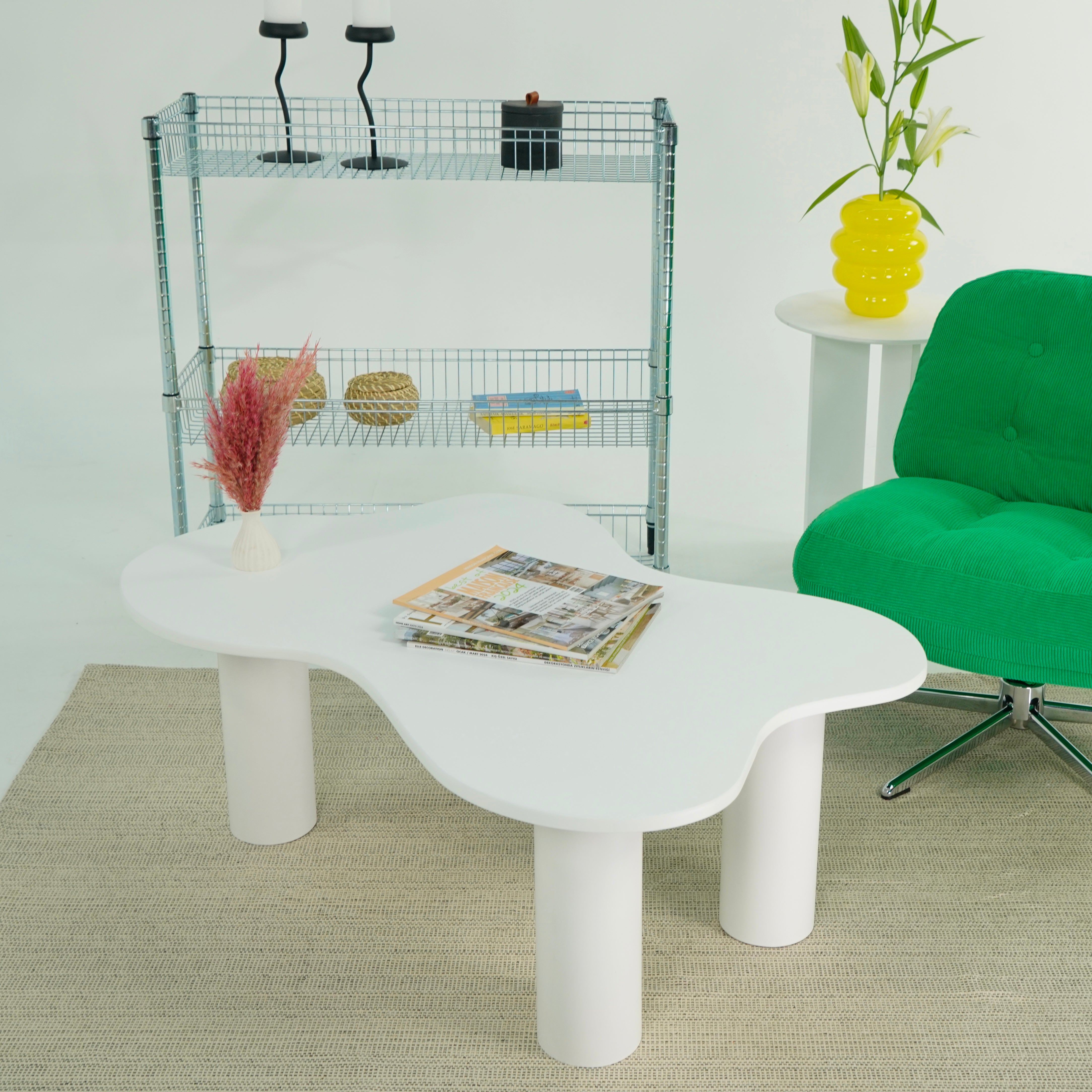 Bloom Orta Sehpa Beyaz