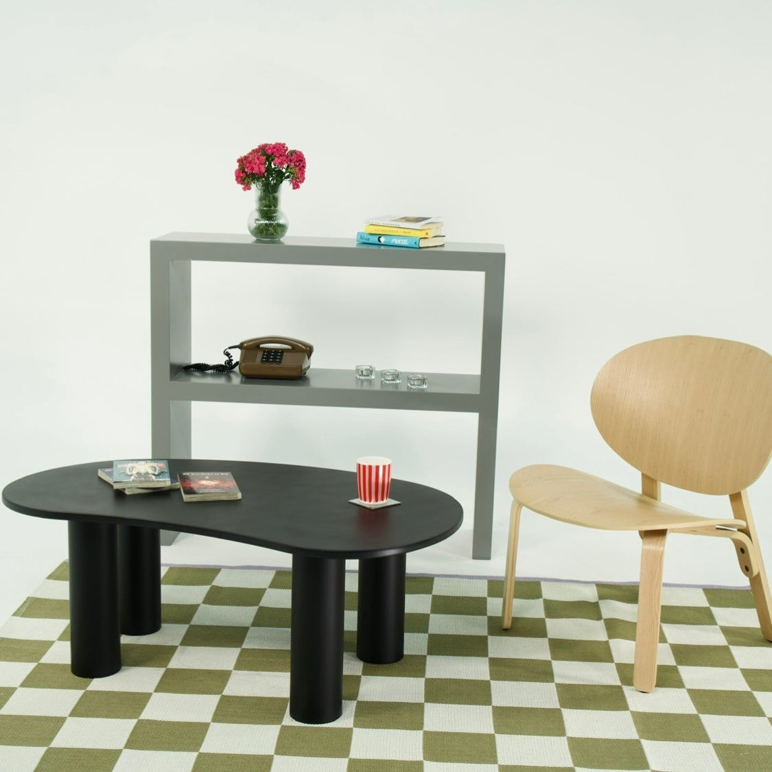 Bella Orta Sehpa Siyah