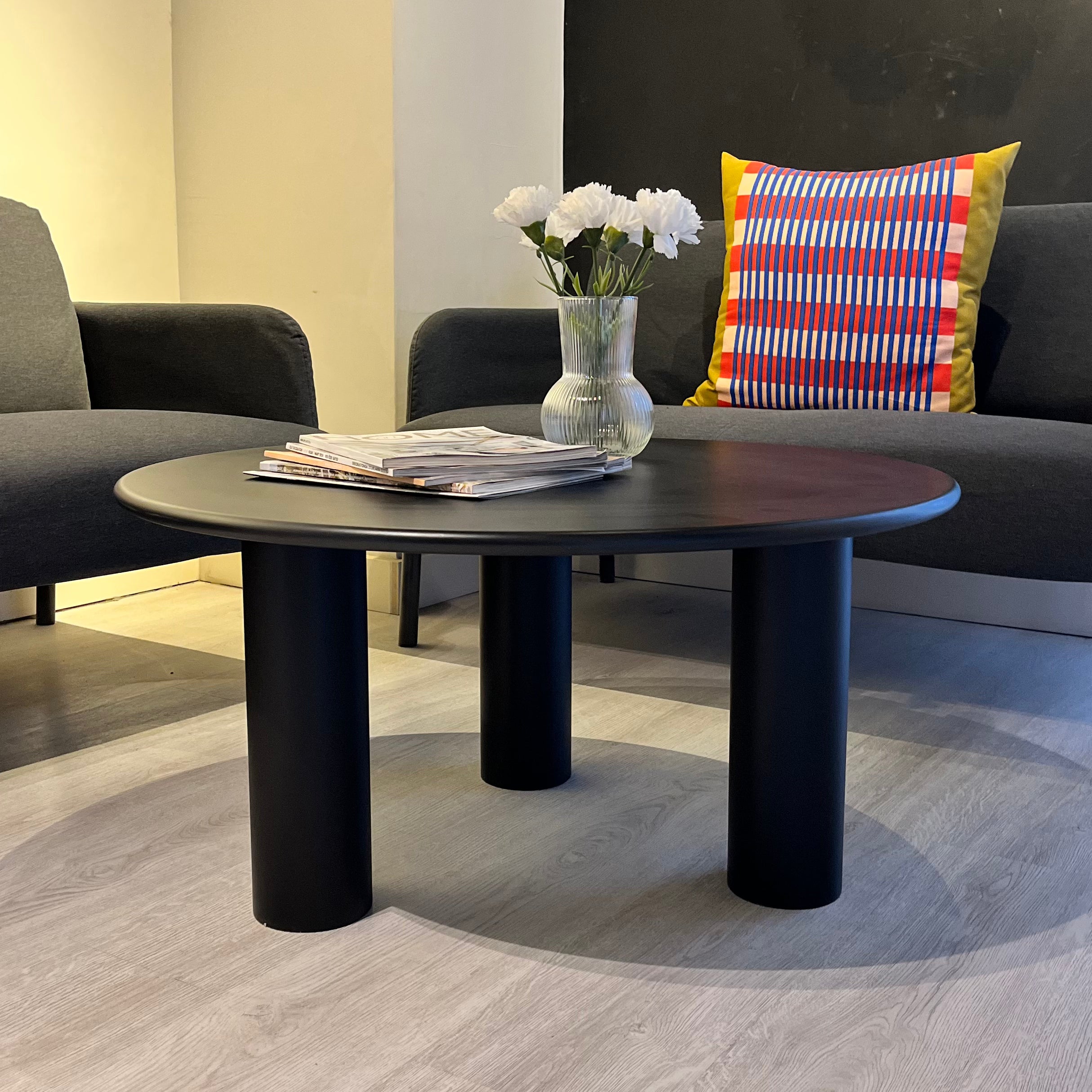 Linen Orta Sehpa Siyah