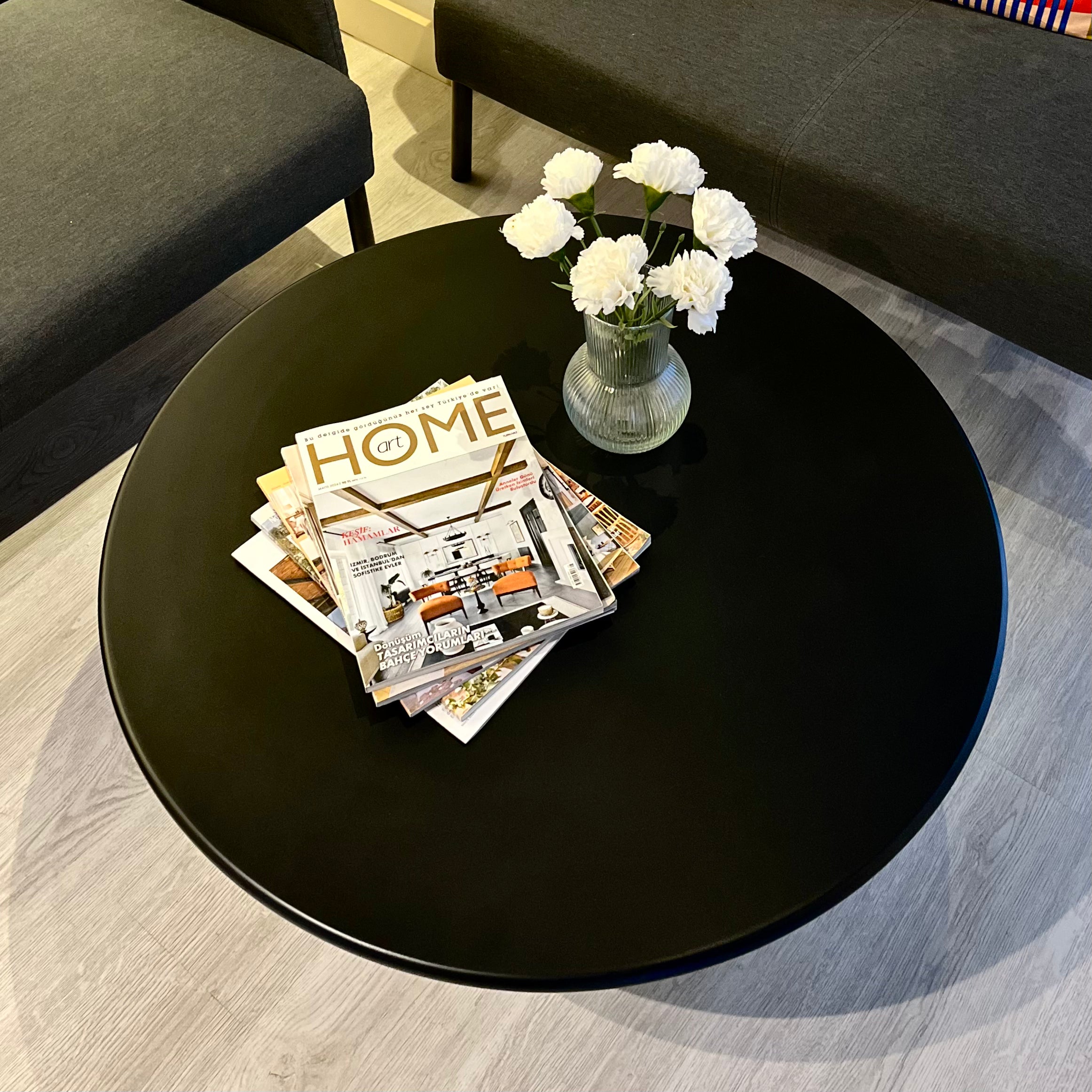 Linen Orta Sehpa Siyah