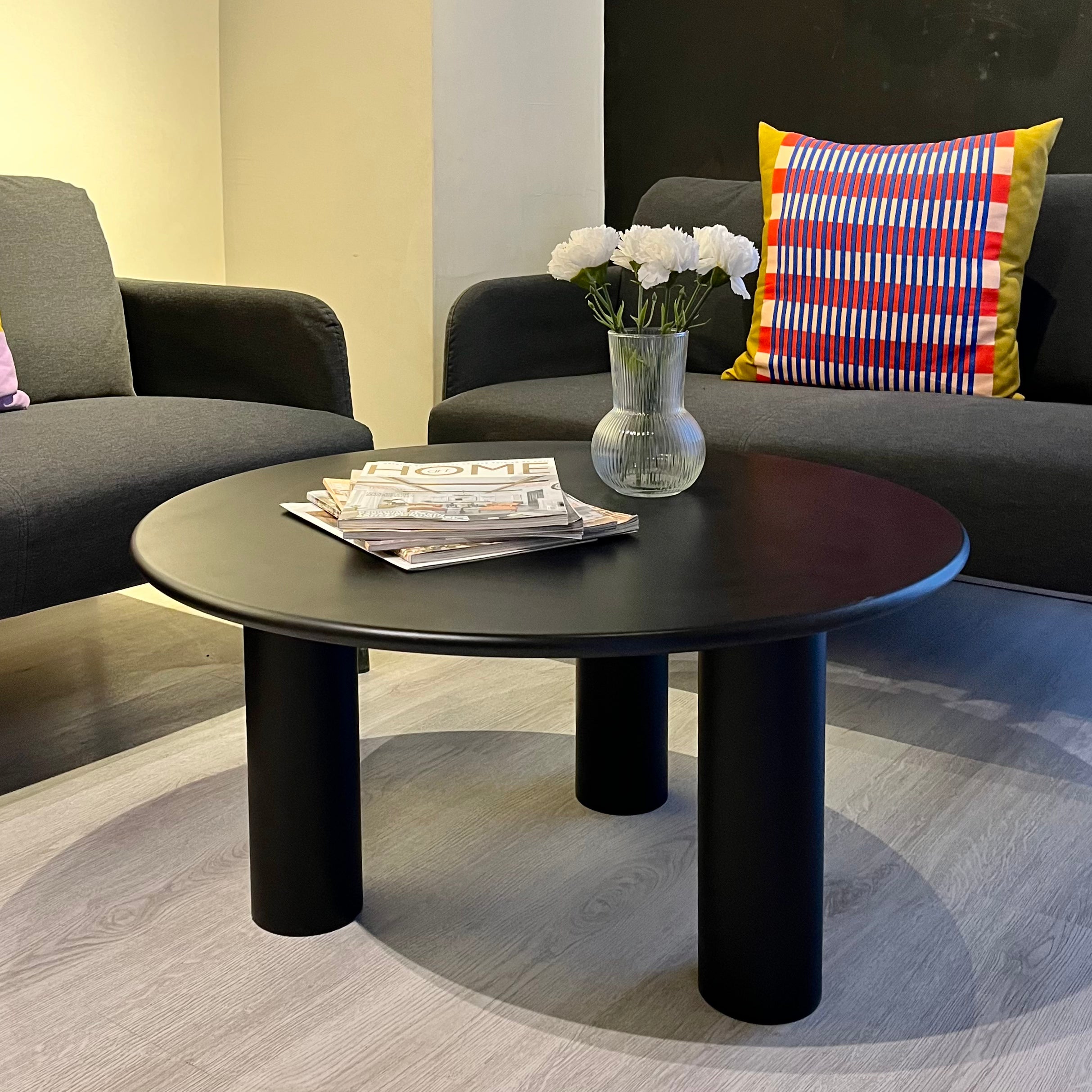 Linen Orta Sehpa Siyah