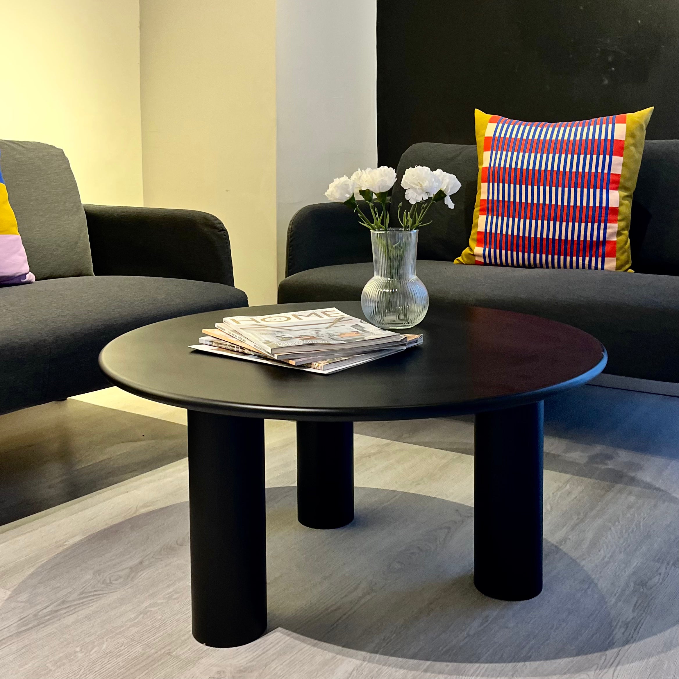 Linen Orta Sehpa Siyah