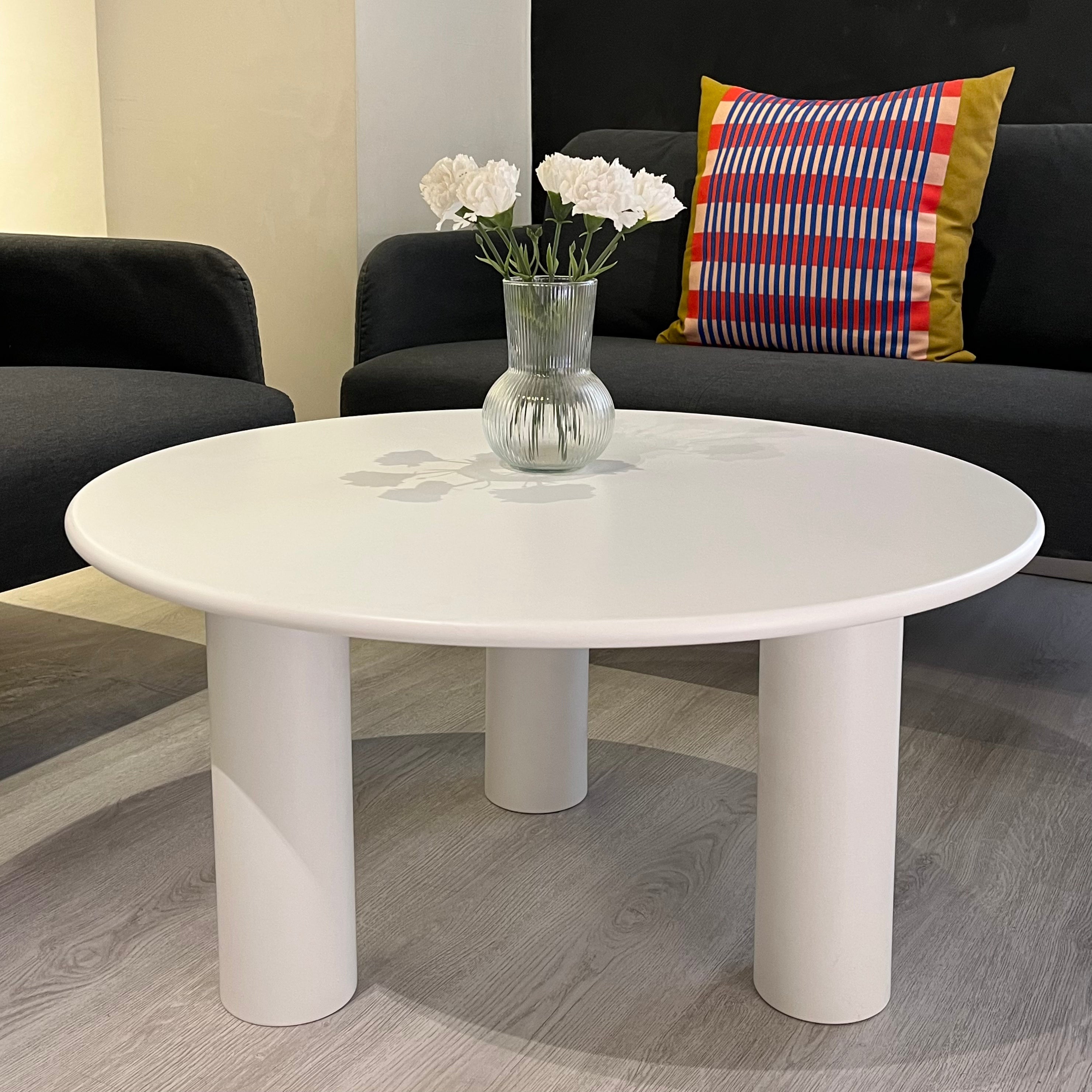 Linen Orta Sehpa Beyaz